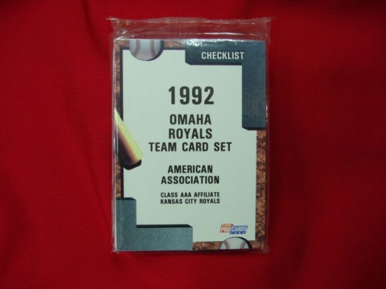 1992 Omaha Royals Fleer ProCards MiLB Team Set (Sealed) featuring Jeff Conine