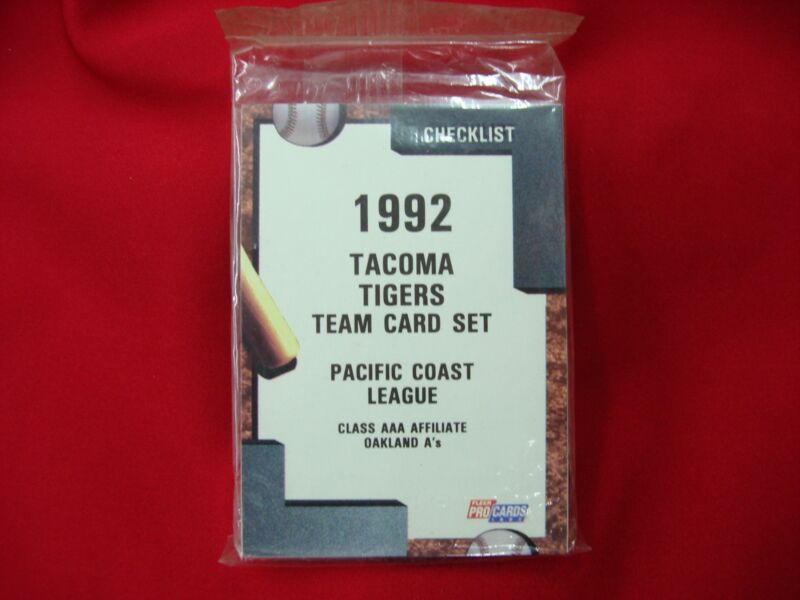 1992 Fleer ProCards Tacoma Tigers Team Set - Todd Van Poppel