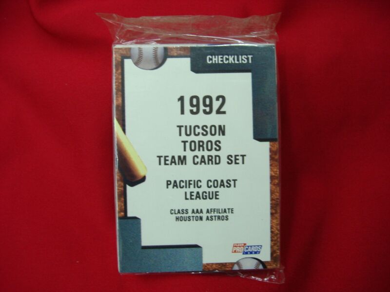 1992 Fleer ProCards Tucson Toros Team Set of Minor League Baseball Cards