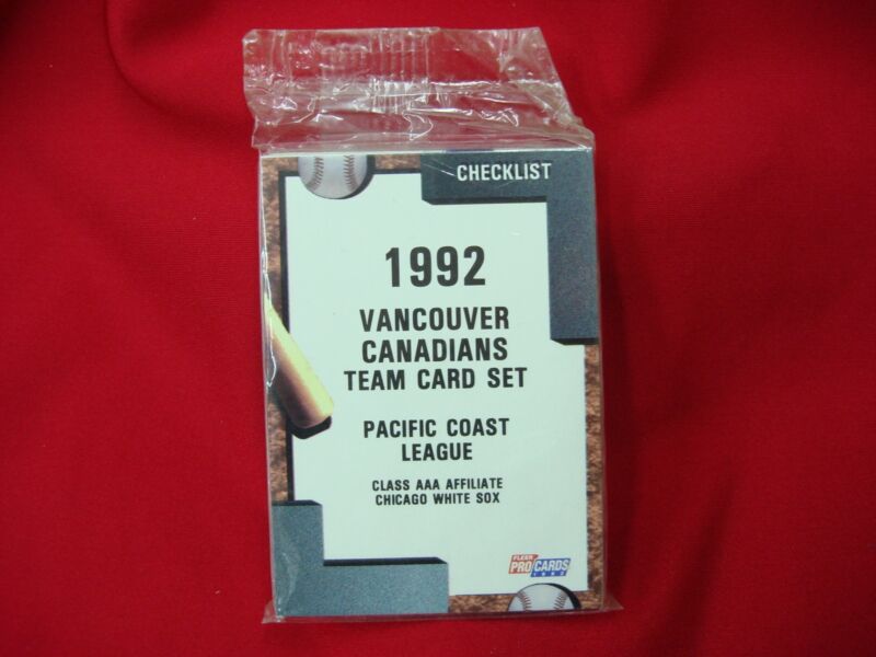 1992 Fleer ProCards Vancouver Canadians MiLB Team Set