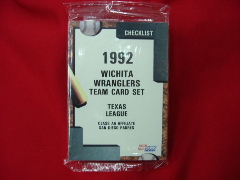1992 Fleer ProCards Wichita Wranglers Team Set featuring Pedro Martinez