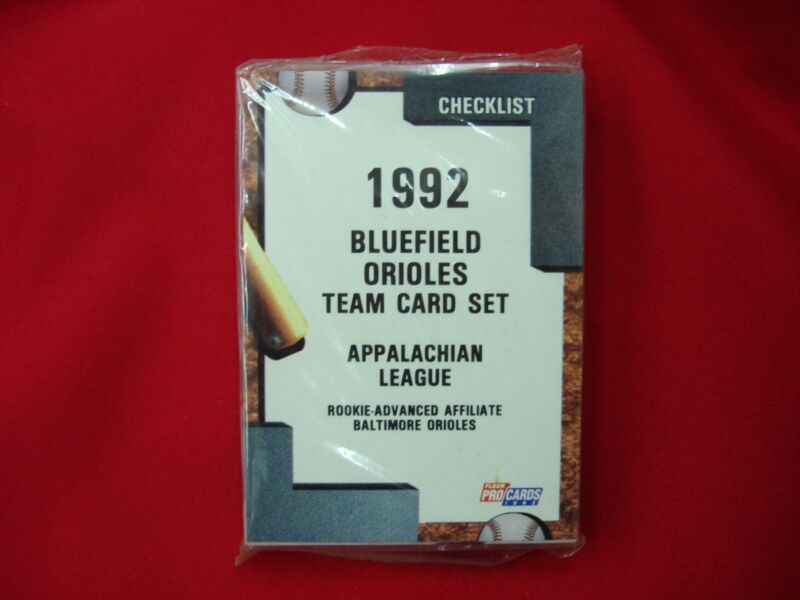 1992 Bluefield Orioles Fleer ProCards Minor League Team Set