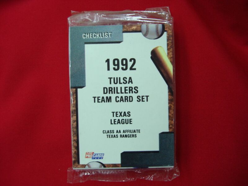 1992 Fleer ProCards Tulsa Drillers Team Set Factory Sealed