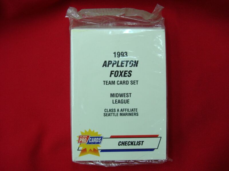 1993 Fleer ProCards Appleton Foxes MiLB Team Set