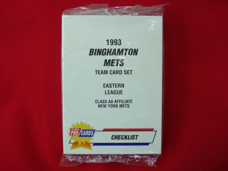1993 Fleer Procards Binghamton Mets Team Set