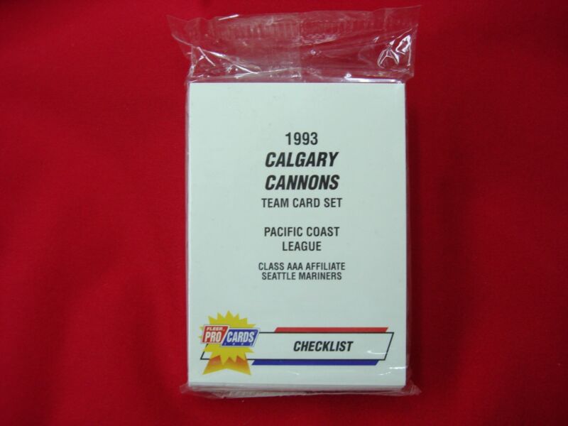 1993 Fleer ProCards Calgary Cannons Team Set