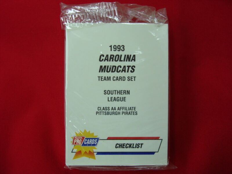 1993 Fleer ProCards Carolina Mudcats Team Set (Pittsburgh Pirates Affiliate) - Factory Sealed