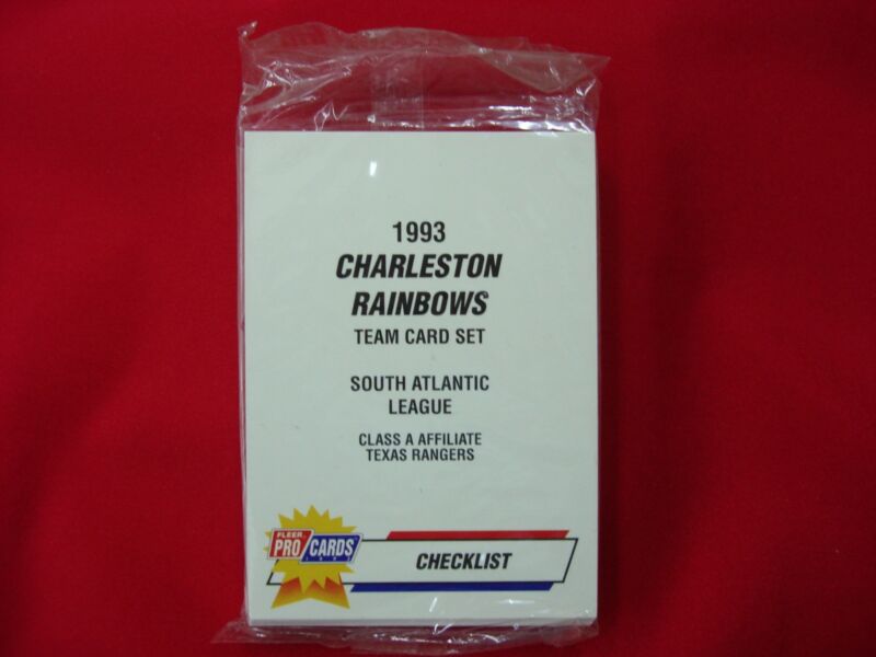 1993 Fleer ProCards Charleston Rainbows Minor League Baseball Team Set