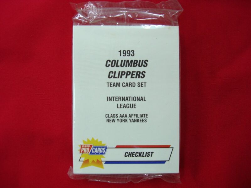 1993 Fleer ProCards Columbus Clippers Team Set