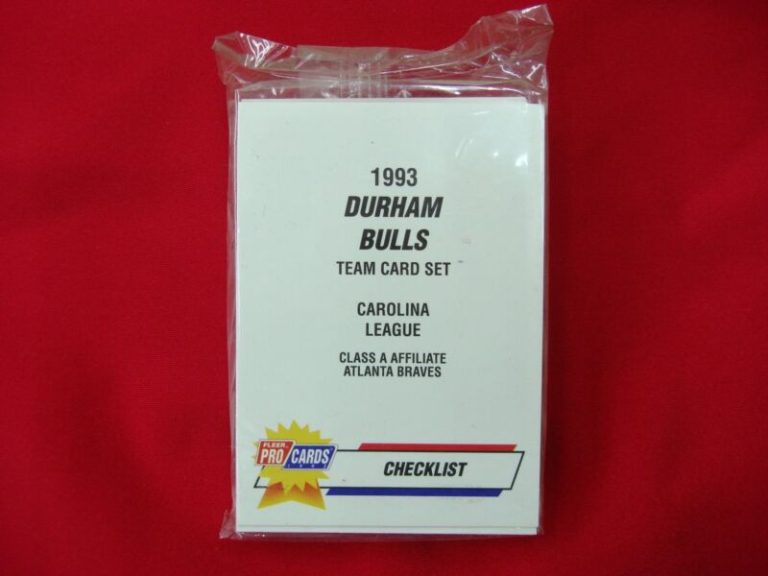 1993 Durham Bulls ProCards Team Set - Factory Sealed