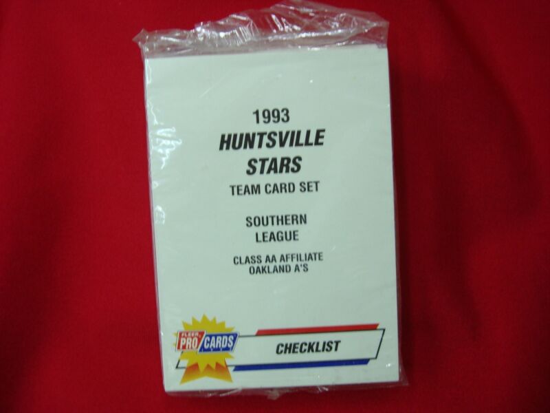 1993 Fleer ProCards Huntsville Stars Minor League Baseball Team Set