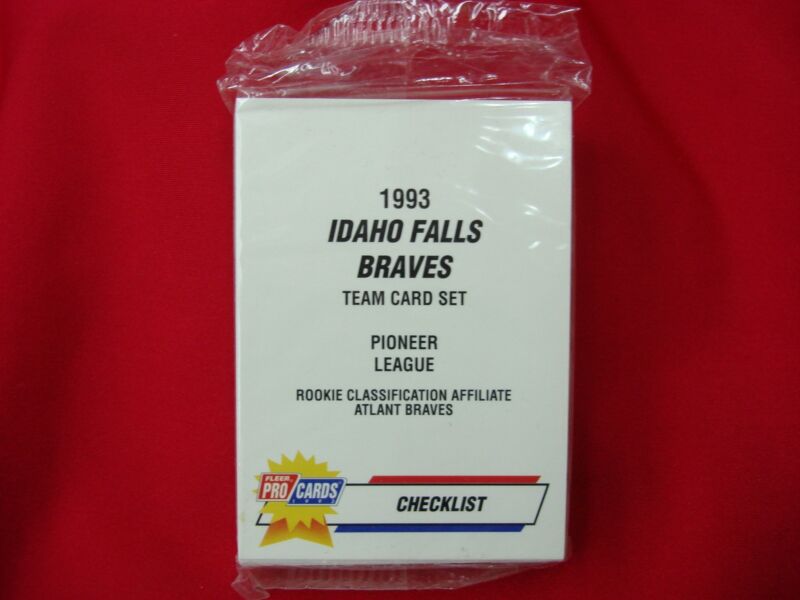 1993 Idaho Falls Braves ProCards sealed team set