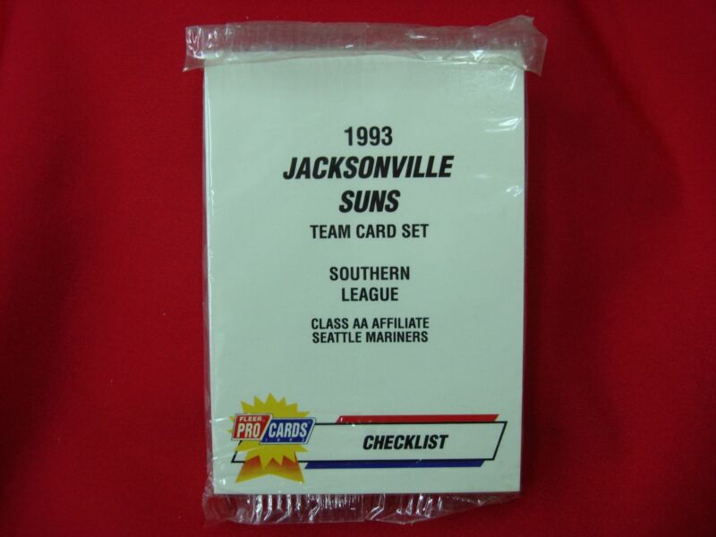 1993 Fleer Procards Jacksonville Suns Team Set