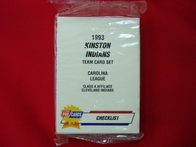 1993 Kinston Indians ProCards Factory Sealed Baseball Card Set