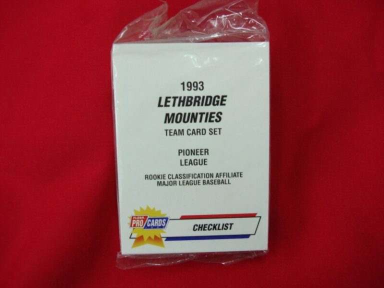 Sealed 1993 Lethbridge Hurricanes ProCards Baseball Card Set