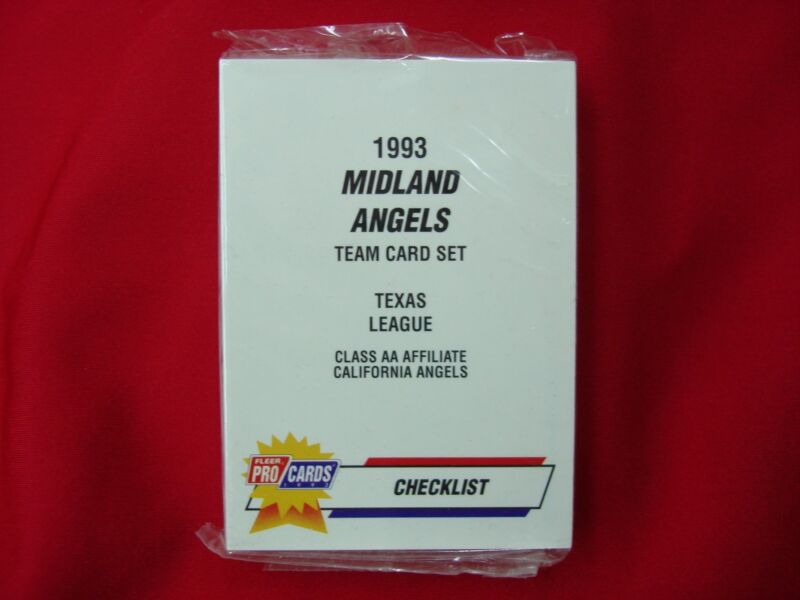 Sealed 1993 Midland Angels Minor League Baseball Team Set - ProCards