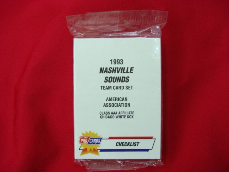 Sealed 1993 Nashville Sounds ProCards Baseball Card Set