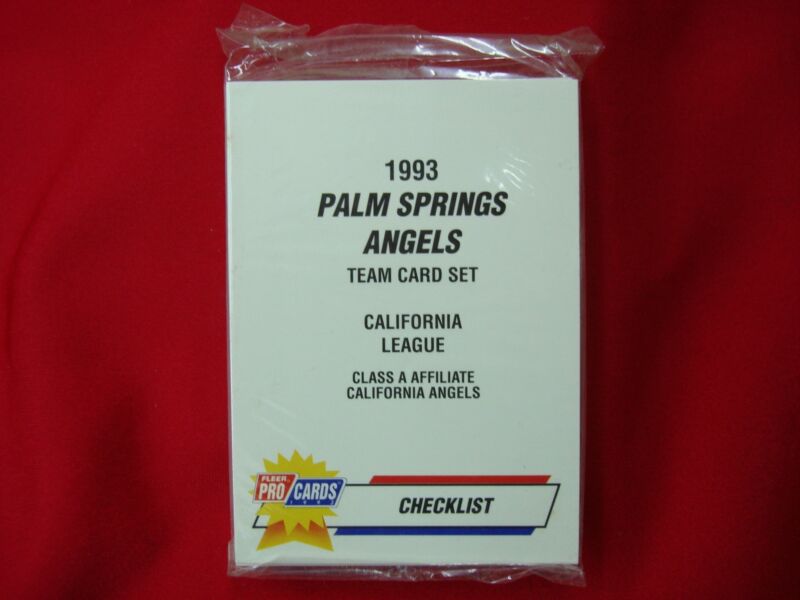 1993 Palm Springs Angels Minor League Baseball Card Set