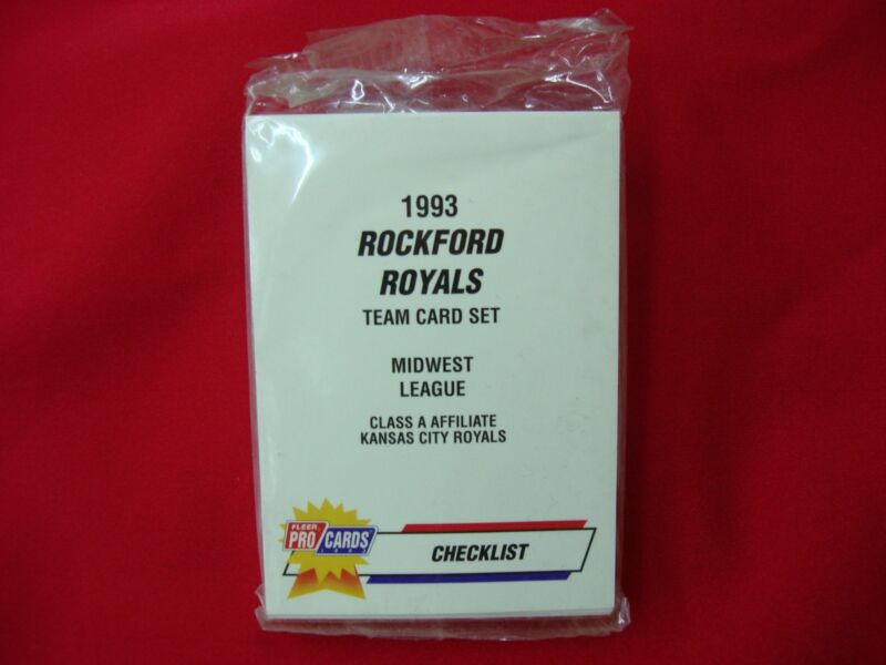 1993 Rockford Royals ProCards Team Set with Johnny Damon, factory sealed