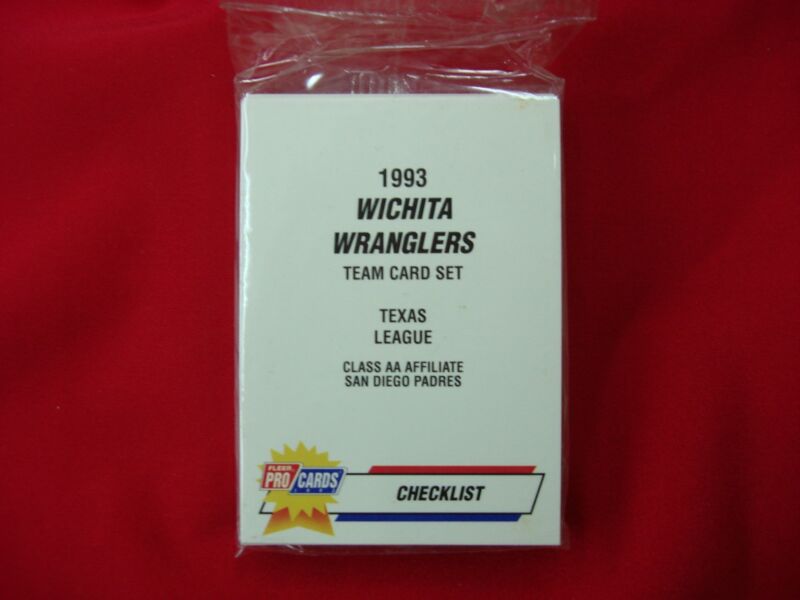 1993 Wichita Wranglers ProCards Team Set - Factory Sealed Minor League Baseball Cards