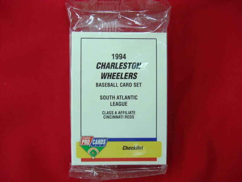 Sealed 1994 Charleston Wheelers Minor League Baseball Card Set | Fleer ProCards