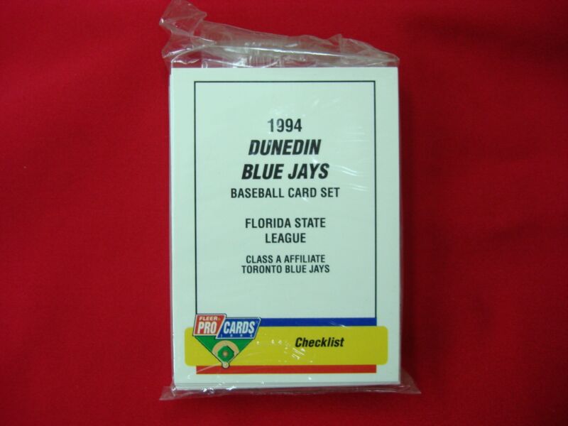 1994 Fleer/ProCards Dunedin Blue Jays Team Set - Sealed! José Silva & More