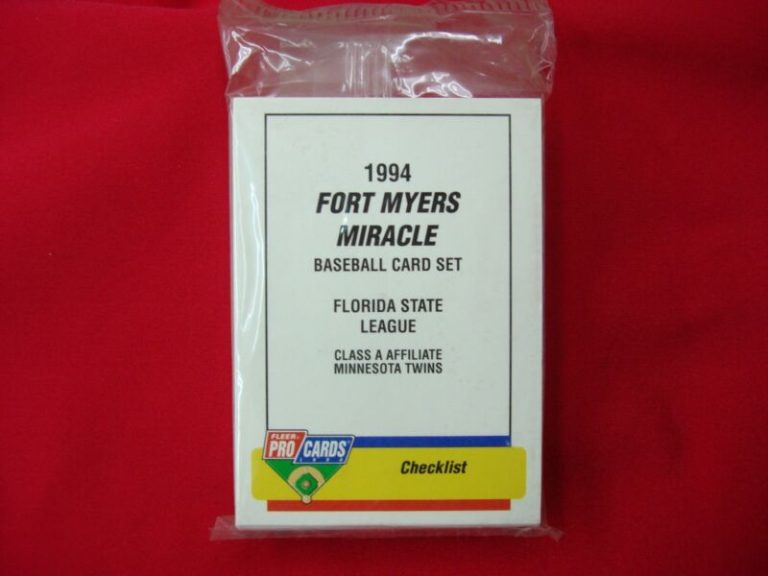 1994 Fort Myers Miracle Factory Sealed Baseball Card Set