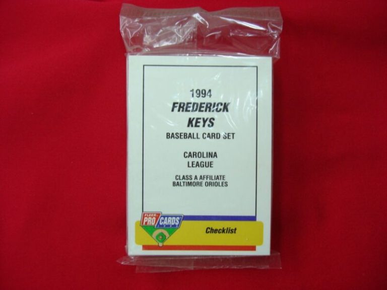 Sealed 1994 Frederick Keys ProCards Team Set