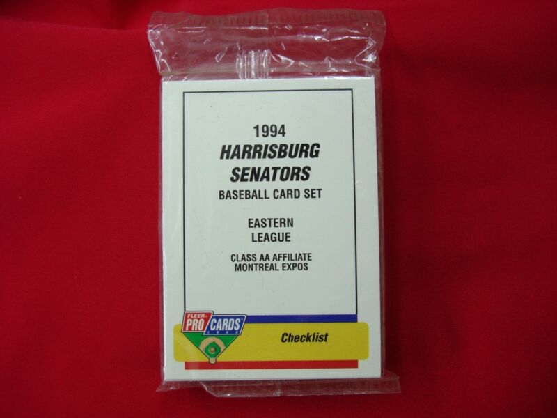 1994 Harrisburg Senators Fleer ProCards Team Set