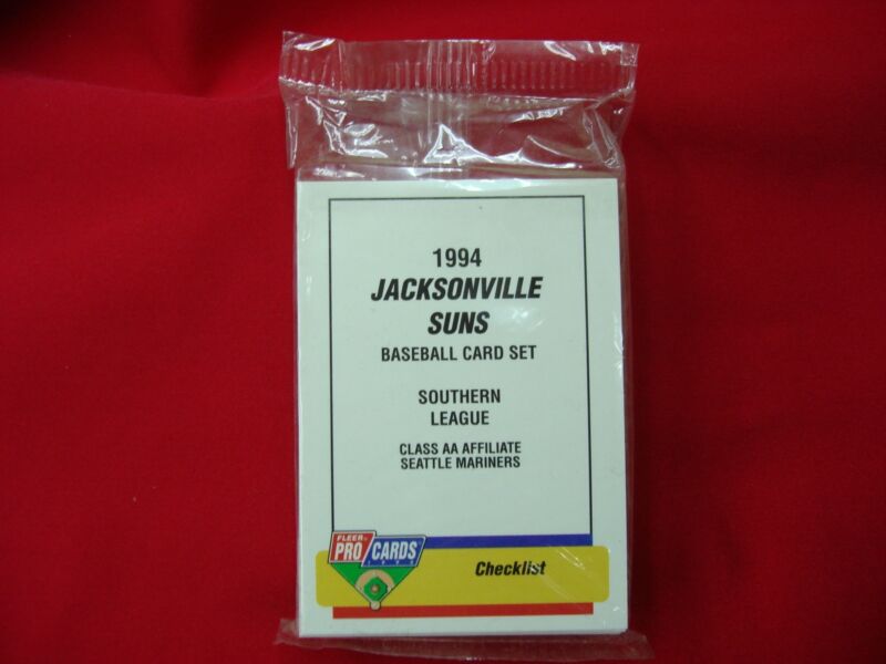 1994 Jacksonville Suns Minor League Baseball Team Set - Factory Sealed Fleer ProCards
