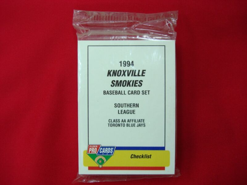 Factory sealed 1994 Knoxville Smokies Minor League Baseball Team Set by Fleer ProCards