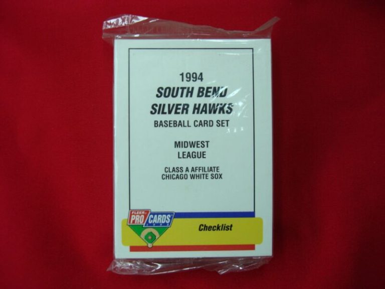 1994 South Bend Silver Hawks Factory Sealed Fleer ProCards Team Set