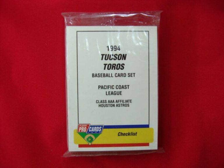 1994 Tucson Toros Minor League Baseball Team Set - Factory Sealed Fleer ProCards