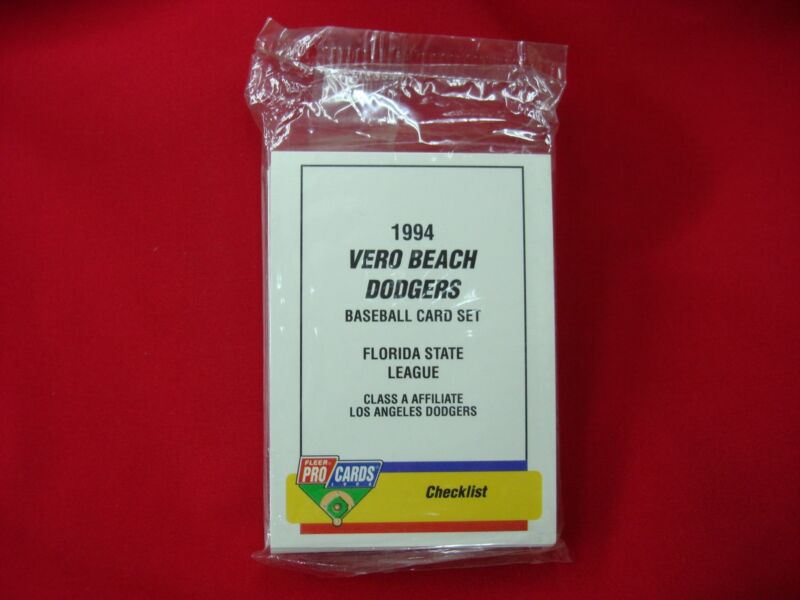 1994 Vero Beach Dodgers Minor League Team Set Fleer Procards - Karim Garcia
