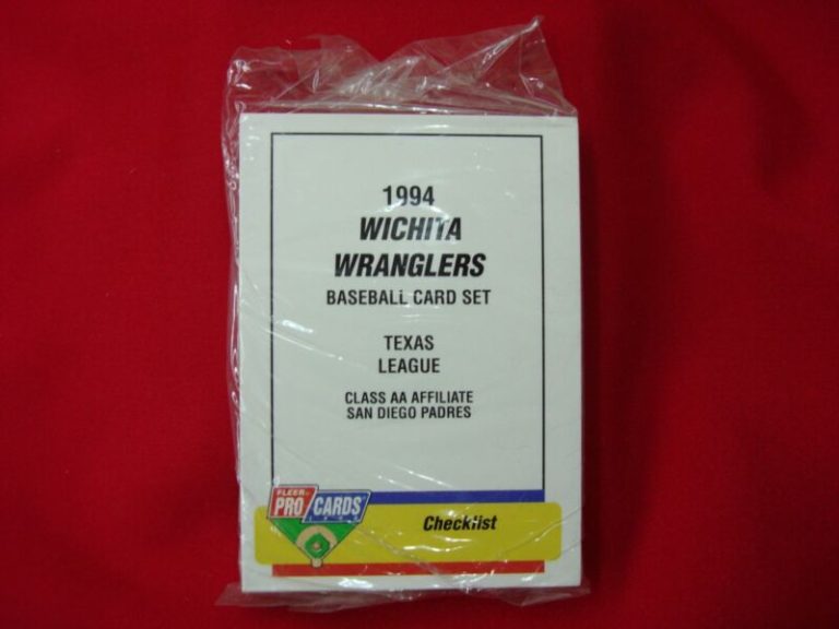 1994 Wichita Wranglers Minor League Baseball Team Set
