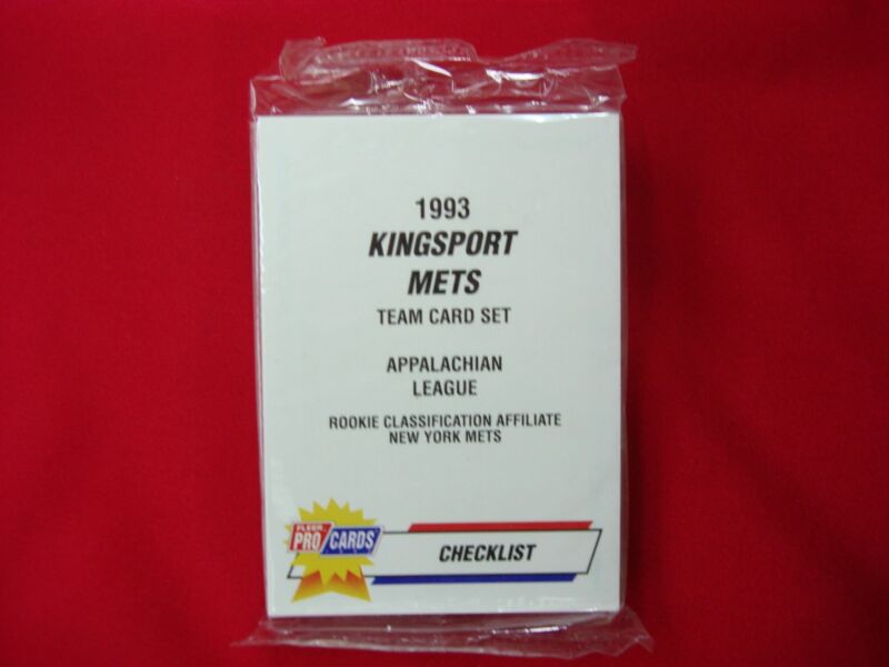 1993 Fleer ProCards Kingsport Mets Team Set (Preston Wilson, MiLB) Factory Sealed