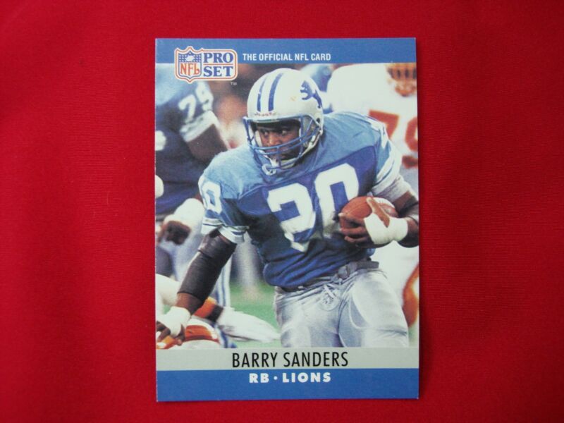 1990 Barry Sanders Pro Set #102 Football Card - Detroit Lions