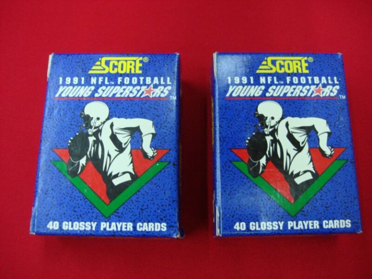 1991 Score Football Young Superstars Complete Factory Sets (2) - Emmitt Smith Rookie Card