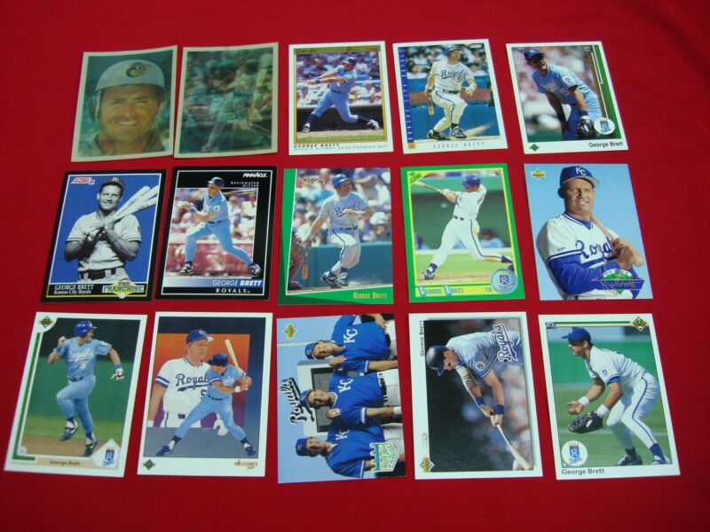 Vintage George Brett baseball cards