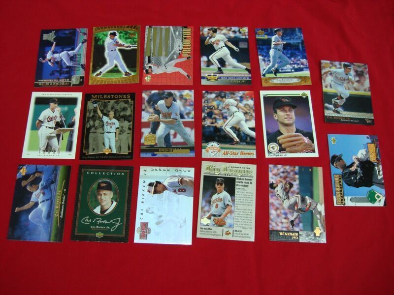 Cal Ripken Jr. Upper Deck baseball cards collection