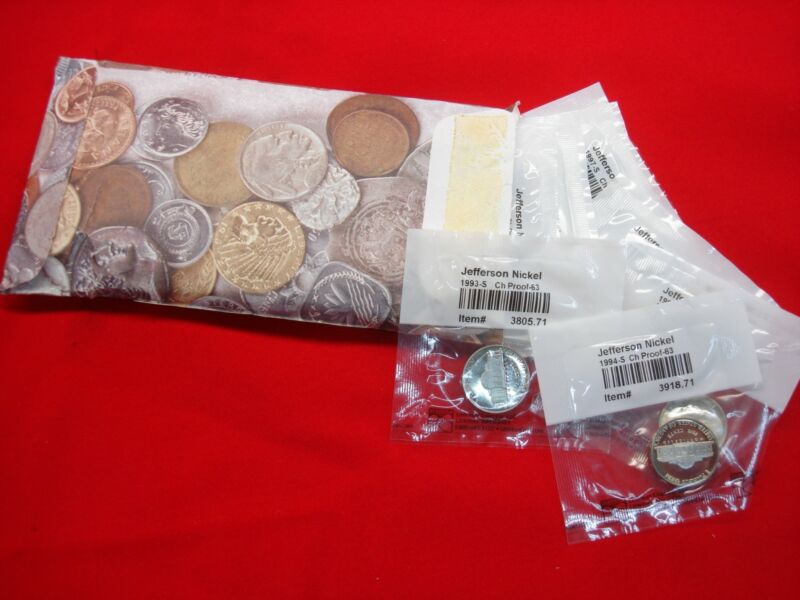 Complete set of 37 Jefferson Nickel proofs from 1968-S to 2003-S, including rare 1979 & 1981 Type I & II
