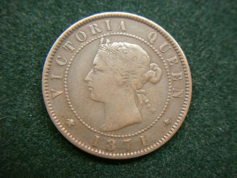 1871 Prince Edward Island one cent coin