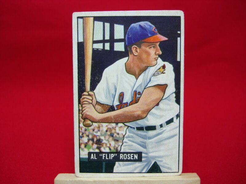 1951 Bowman Al 'Flip' Rosen #187 Cleveland Indians Baseball Card