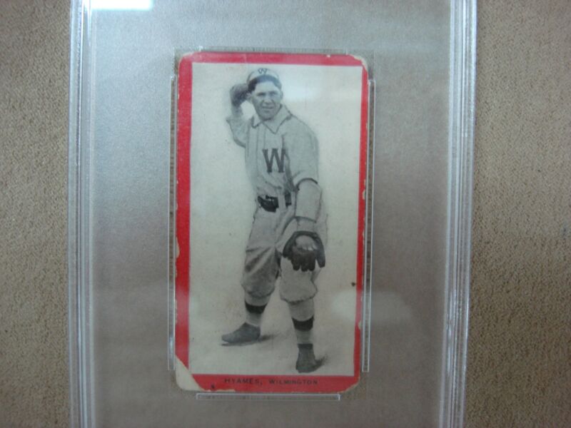 PSA 2 Graded 1910 T210 Hyames Wilmington Baseball Card