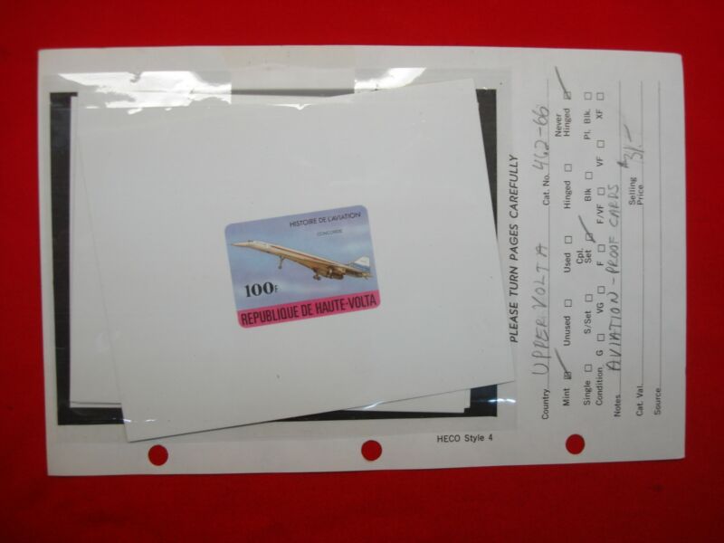 Vintage Proof Card Set - Upper Volta