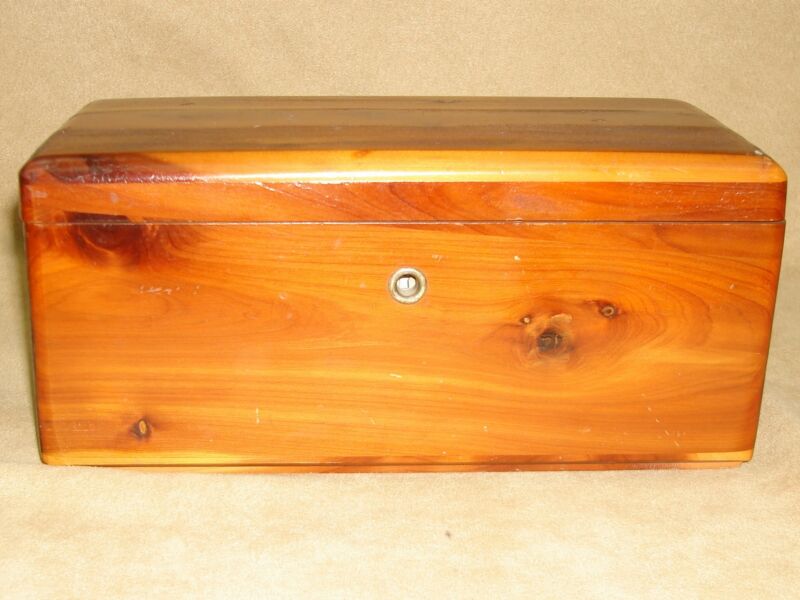 Vintage 1950s miniature Lane Cedar Chest advertising piece