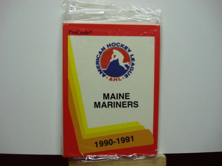 1990-91 Maine Mariners ProCards Team Set (AHL)