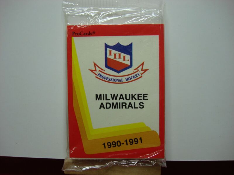 1990-91 Milwaukee Admirals ProCards Team Set (IHL)