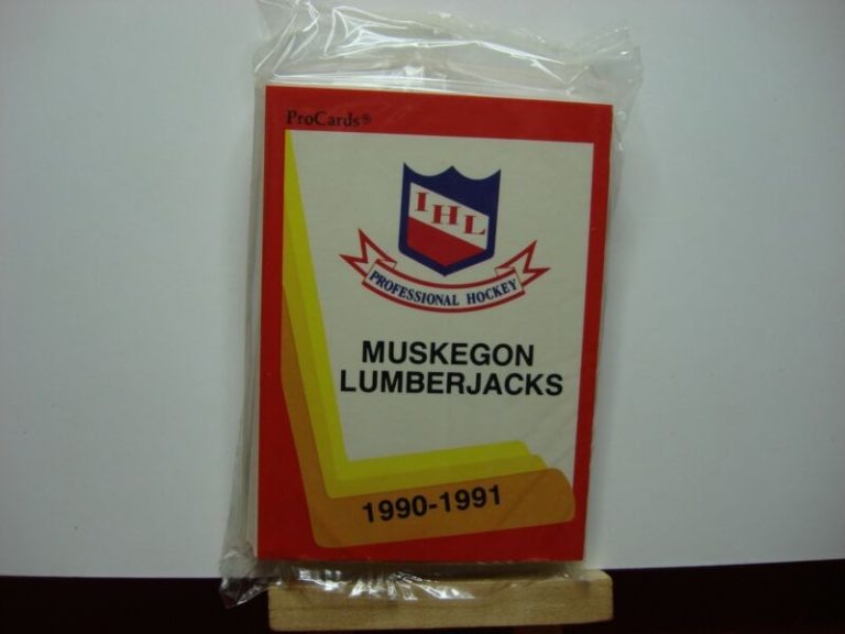 1990-91 Muskegon Lumberjacks ProCards Team Set (IHL) - Factory Sealed & Complete