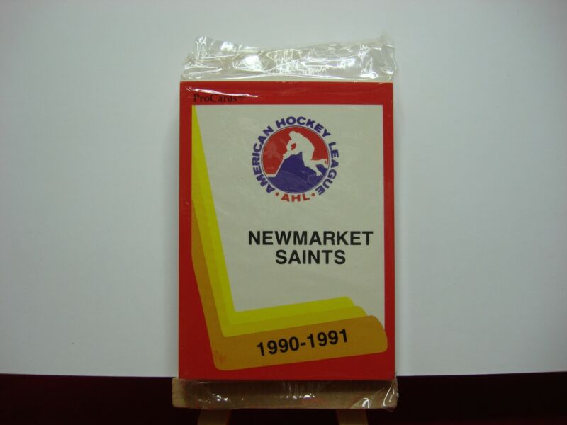 1990-91 Newmarket Saints ProCards AHL Team Set - Factory Sealed